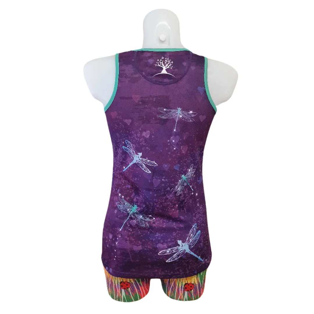 Orchard Activewear Women's Vest - Dragonfly anti - static Efficiency - maximized