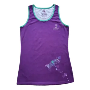 Orchard Activewear Women's Vest - Dragonfly Athletic Performance Blend Dimension - appropriate