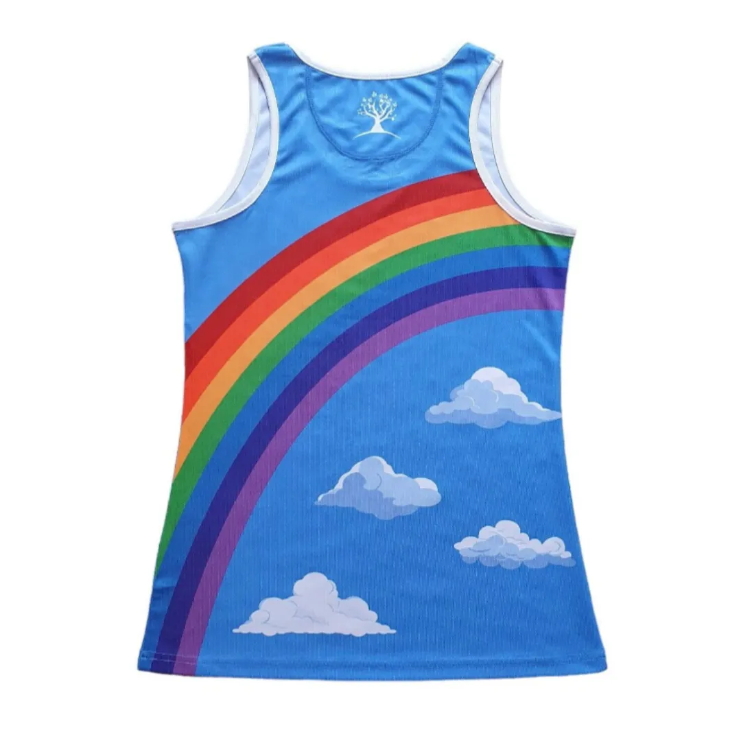 single - wheel drive Minimalist Style Orchard Activewear Women's Vest - Rainbow