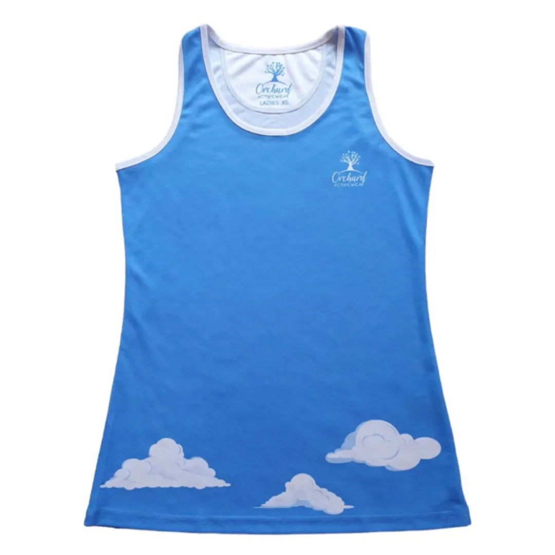 Layered Panel Design Counter - measure - ready Orchard Activewear Women's Vest - Rainbow