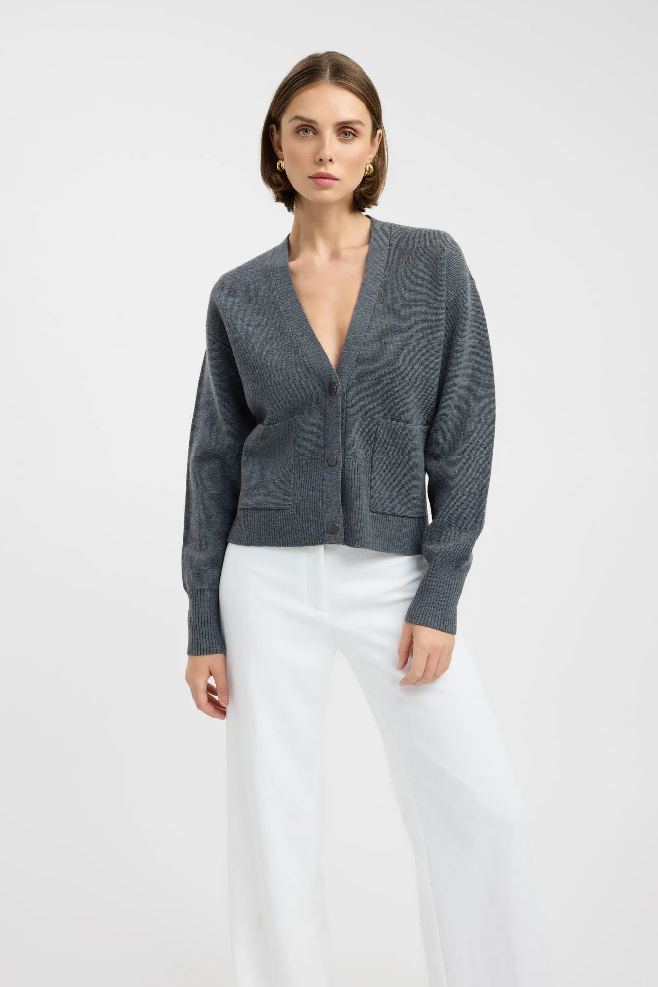 Elastic hem All Season Dalton Snap Cardigan
