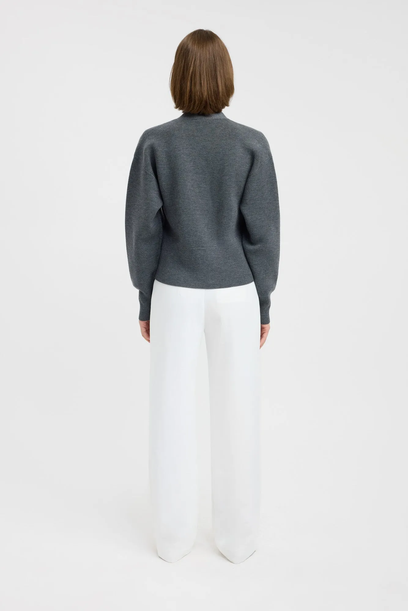 Simple Casual Style Polo Neckline Dalton Snap Cardigan