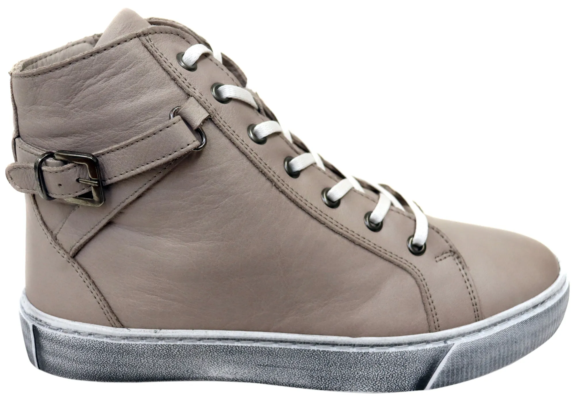 EVAOutsole Orizonte Camora Womens European Comfortable Leather Ankle Boots