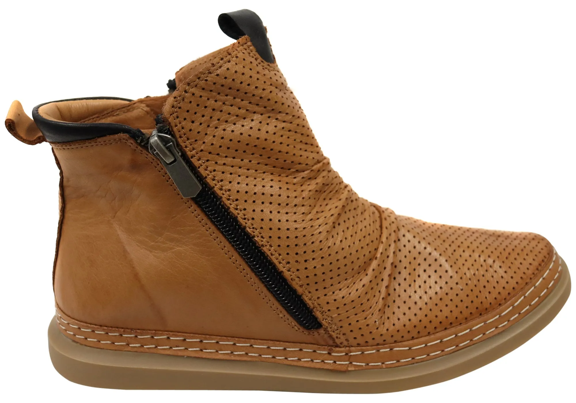 Cushioned Step Cold Weather Commuter Orizonte Embia Womens European Comfortable Leather Ankle Boots