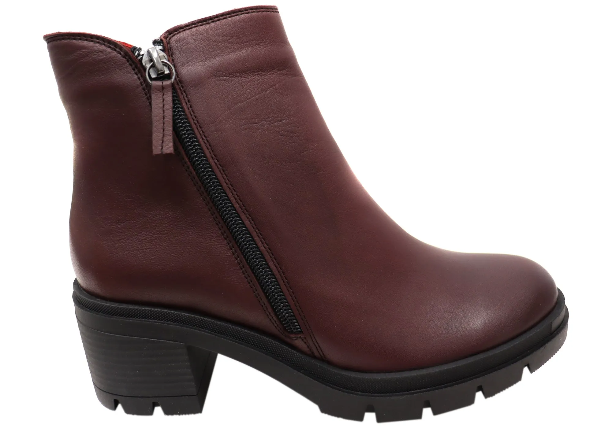 Cushioned Step Windy Weather Orizonte Glyndon Womens European Comfortable Leather Ankle Boots