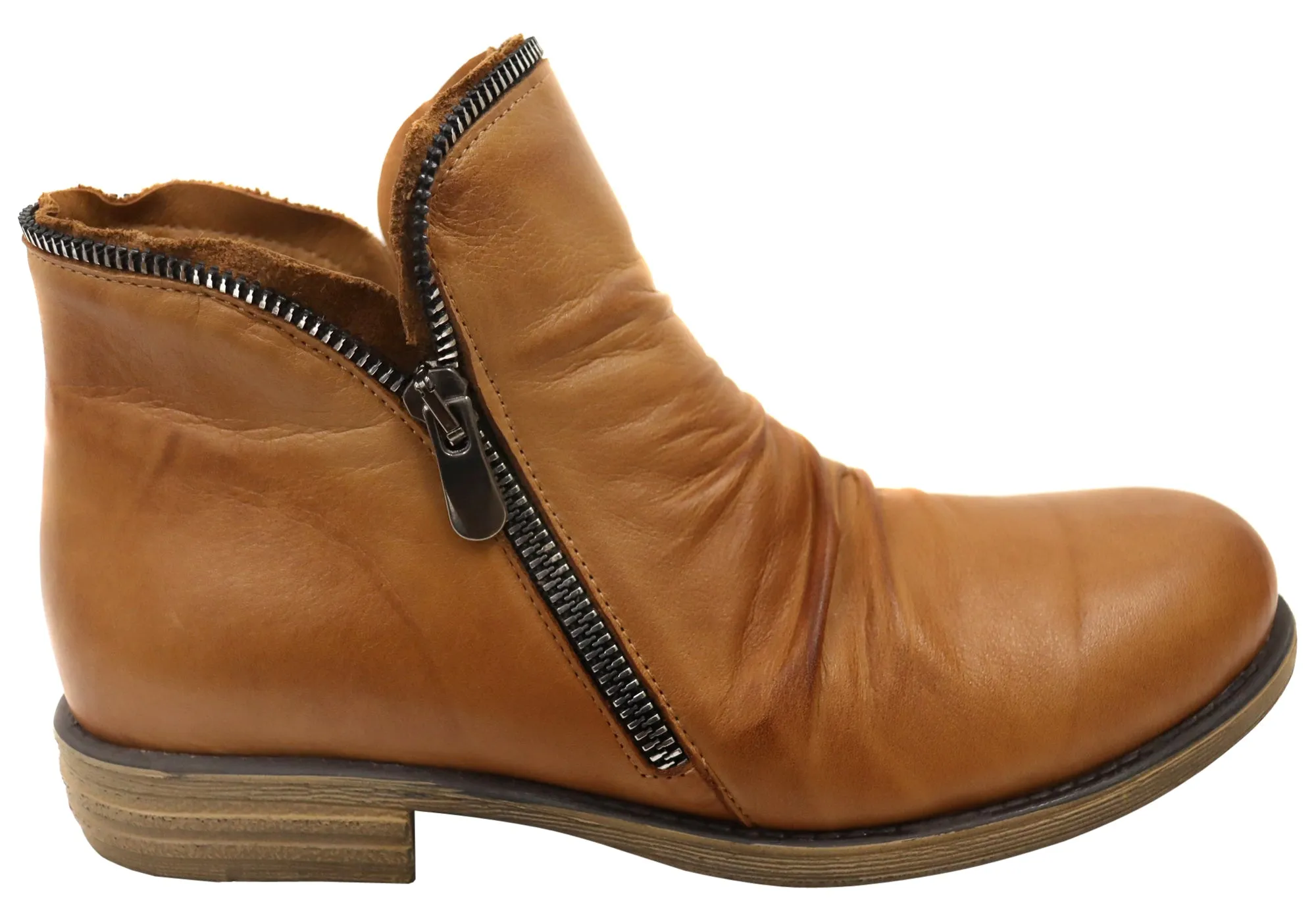 Outdoor Tested Orizonte Kestral Womens European Comfortable Leather Ankle Boots