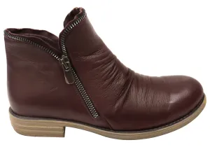 Orizonte Kestral Womens European Comfortable Leather Ankle Boots Anti   Static Waterproof Trail Exploration