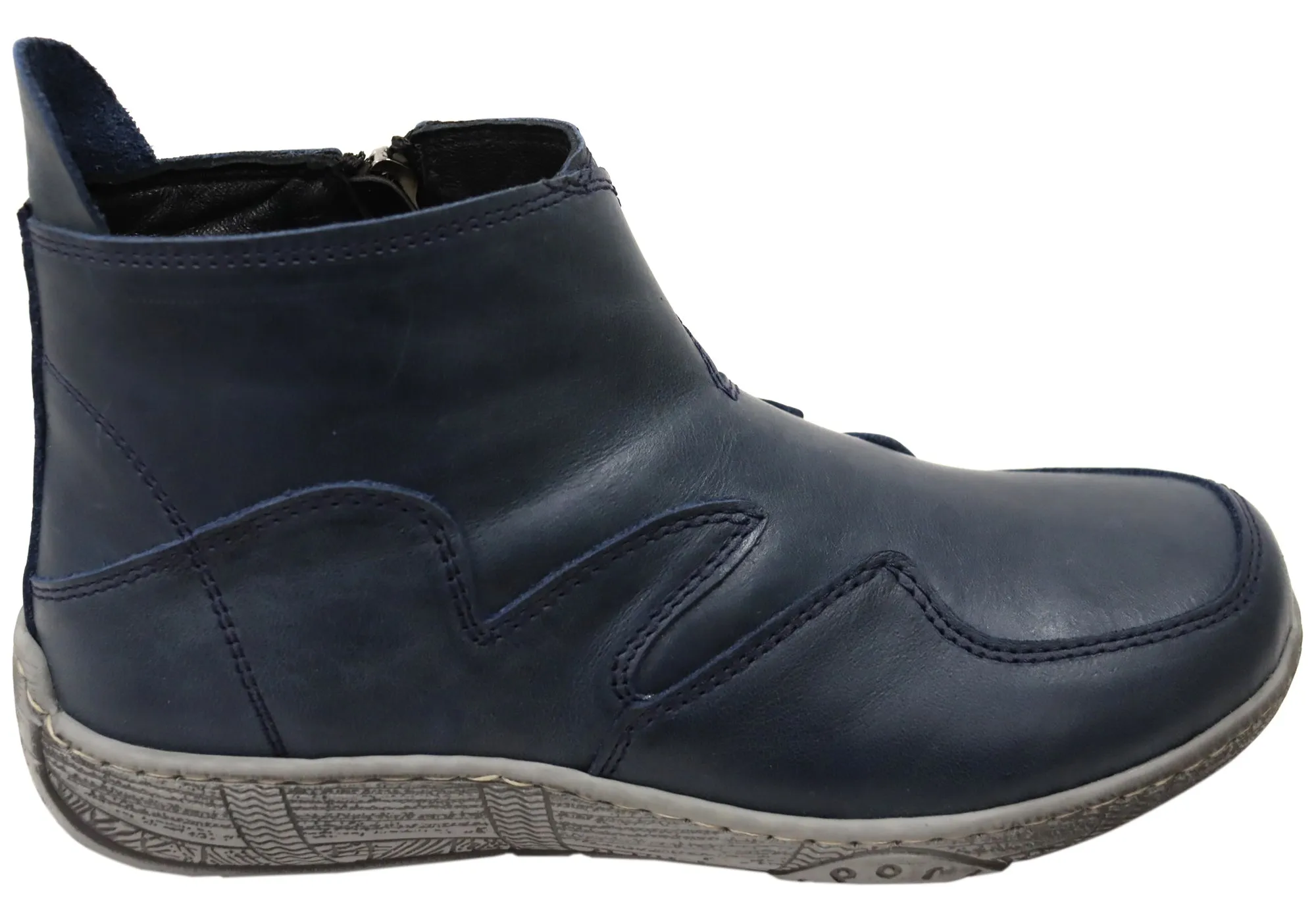 Orizonte Lucio Womens European Comfortable Leather Ankle Boots Quick Drying Windy Weather