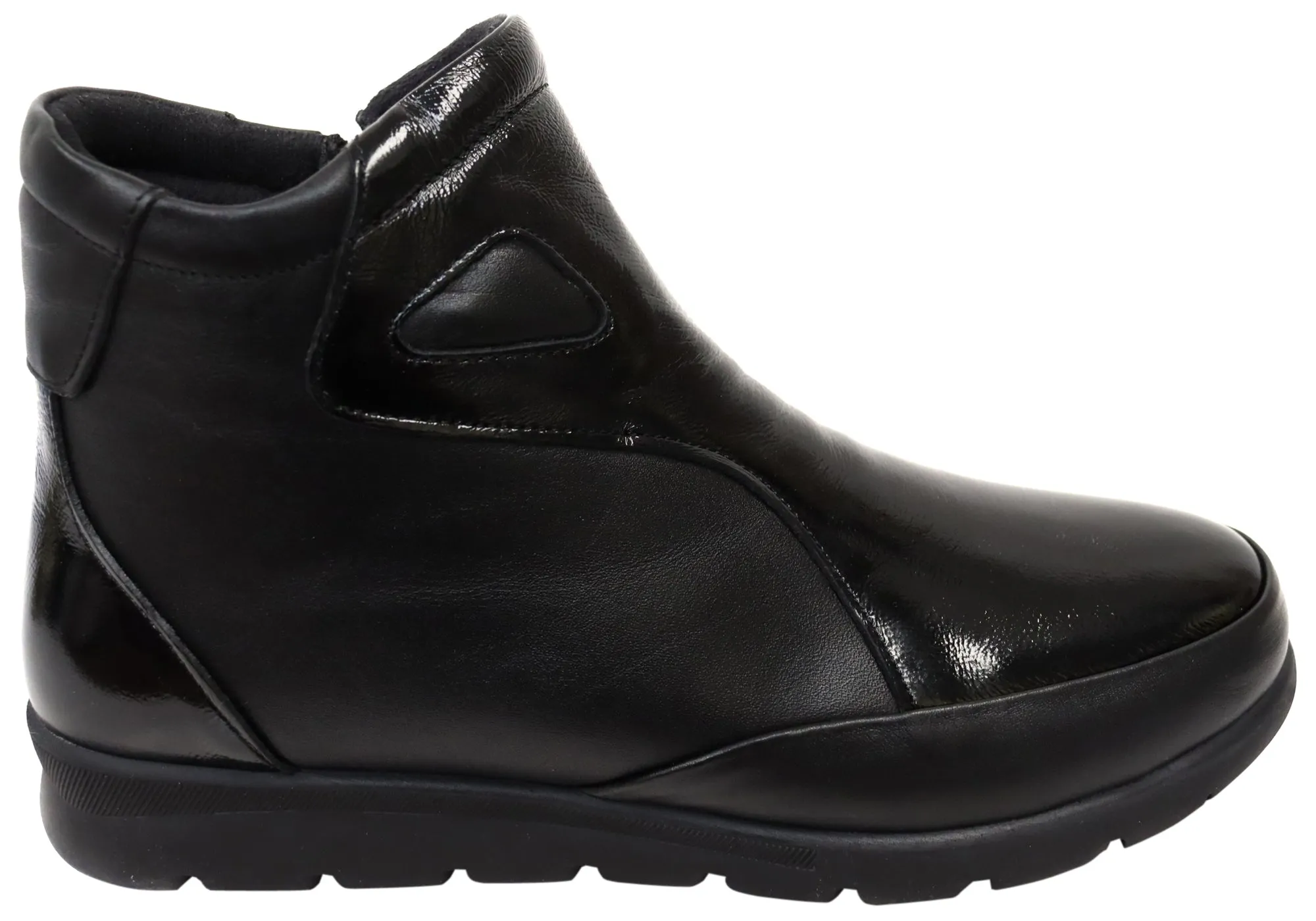 Shock Dispersing Plate Orizonte Moora Womens European Comfortable Leather Ankle Boots