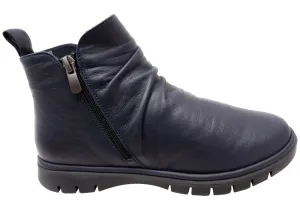 Orizonte Nessie Womens European Comfort Leather Ankle Boots Breathable Weekend Wanderer Slip Resistant Mountain Climber