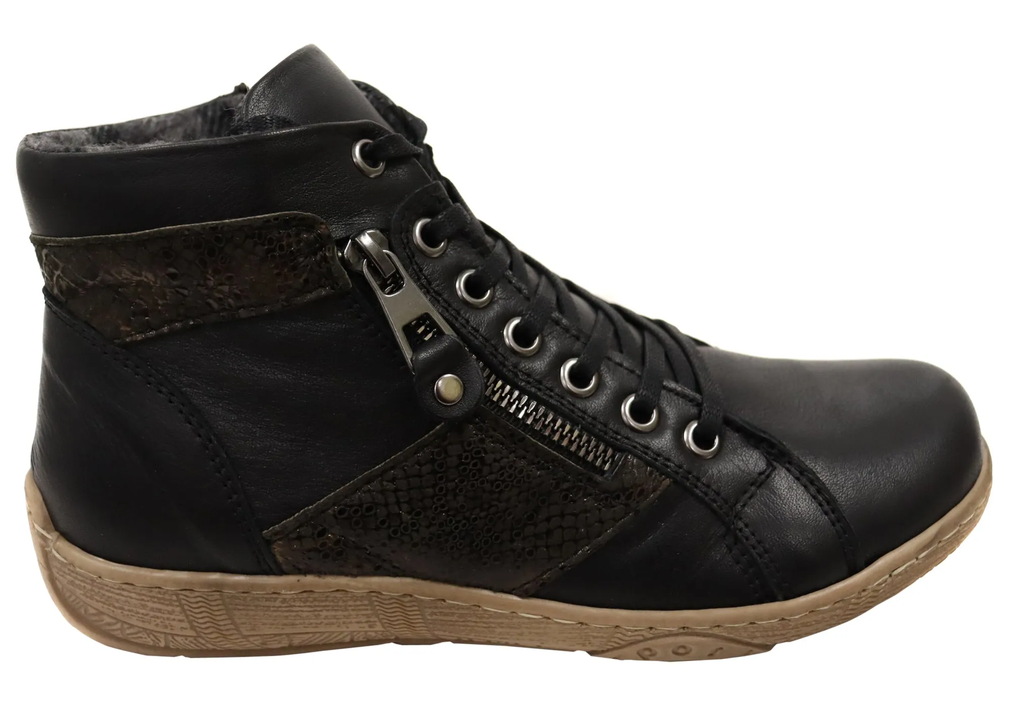 Flexible Shank Quick Drying Functional Minimalist Orizonte Pancho Womens European Comfortable Leather Ankle Boots