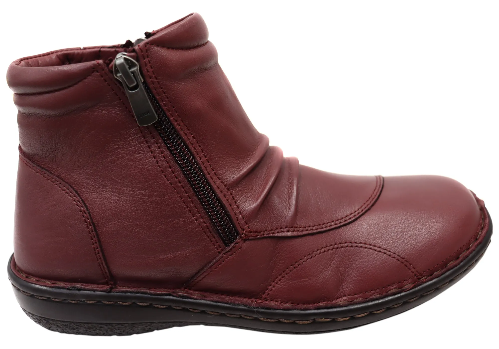 Quilt Soft Rugged Built All Day Worker Orizonte Talun Womens European Comfortable Leather Ankle Boots