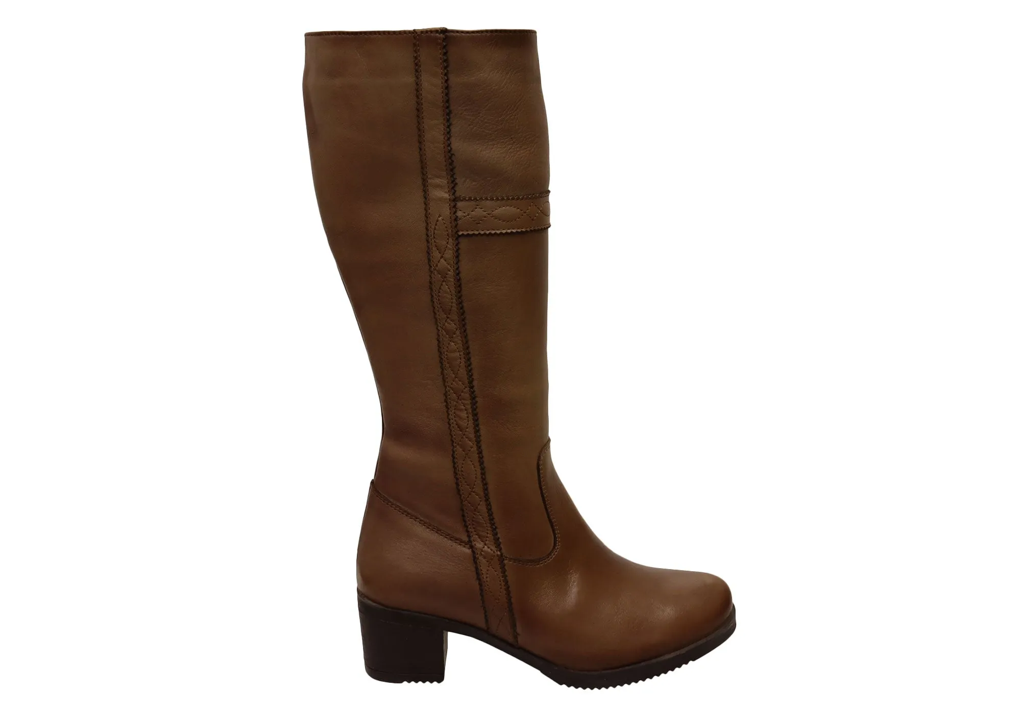 Grippy Outsole River Crossing Comfortable Balance Orizonte Womens Expo European Comfortable Leather Knee High Boots