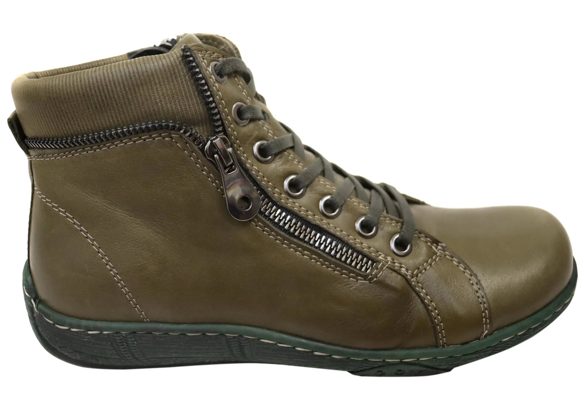 Waterproof River Crossing Orizonte Zoni Womens European Comfortable Leather Ankle Boots