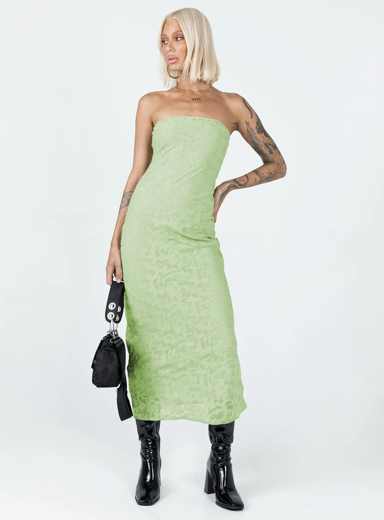 All-day Comfort boho vibe Sakina Maxi Dress Green