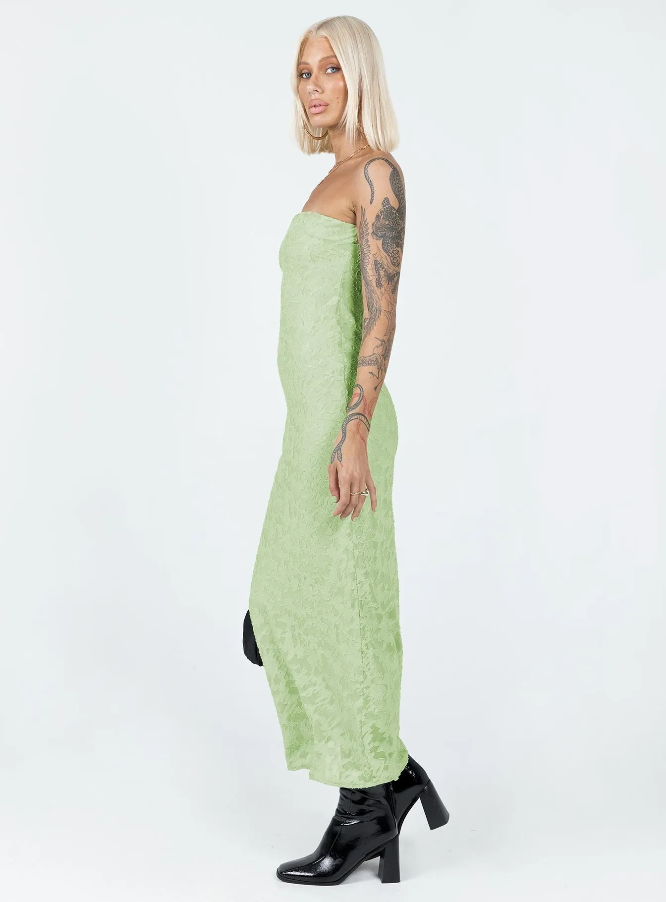Sakina Maxi Dress Green Night wear Statement Mood
