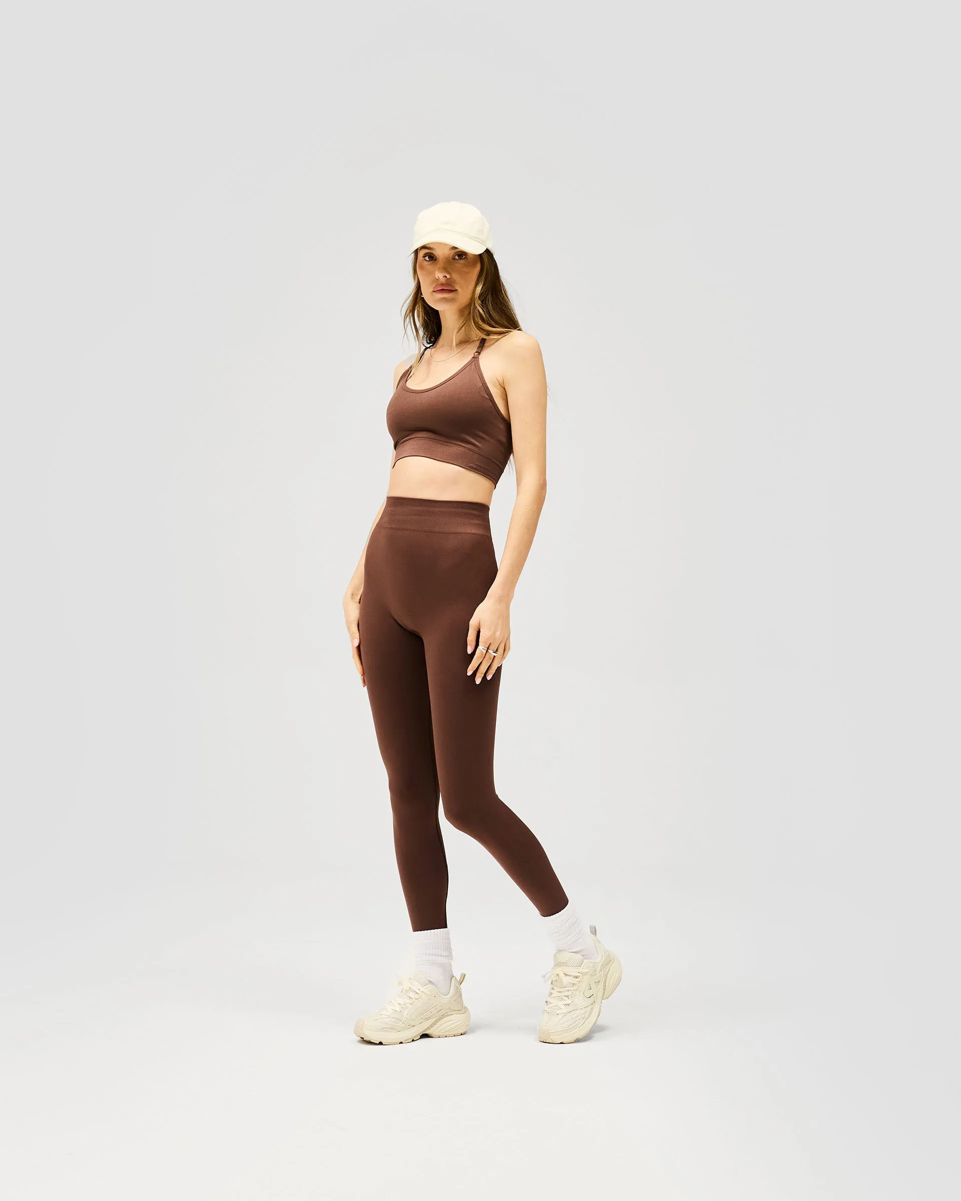 For Teens Daily Routine Owners Club Contour Seamless Legging - Mocha