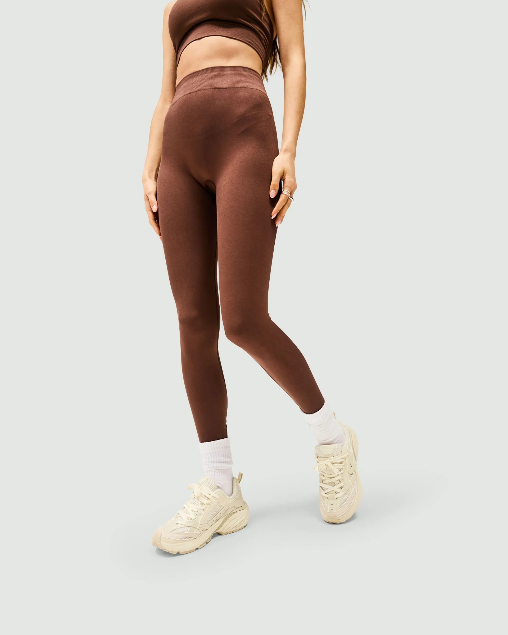 Owners Club Contour Seamless Legging - Mocha City Walk For Adults