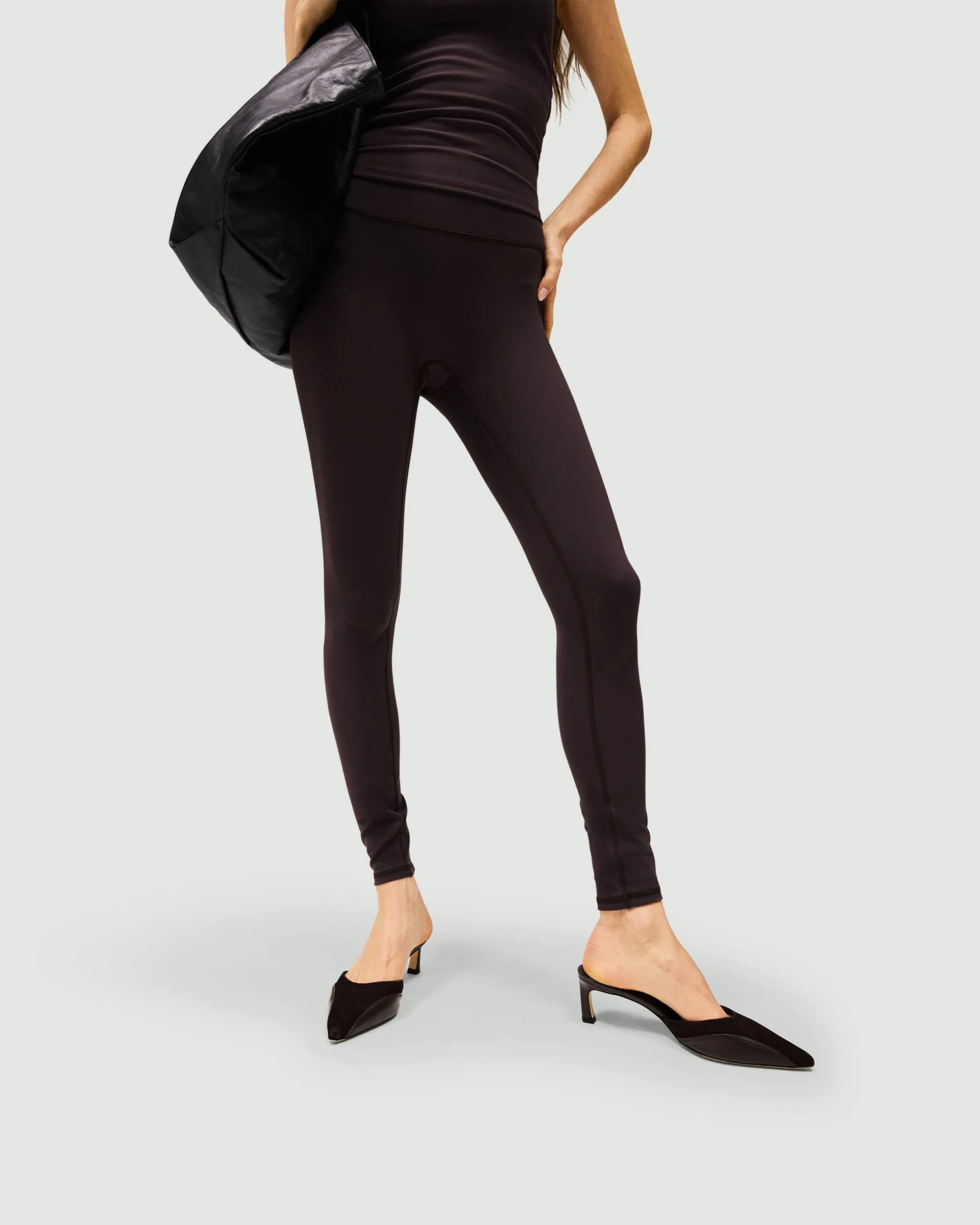 Breeze Feel Low Maintenance Owners Club Legging - Black Coffee