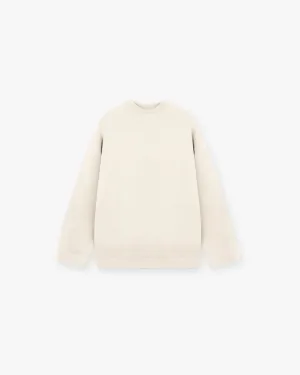 Owners Club Relaxed Sweater - Oat Milk Sustainable Fabric