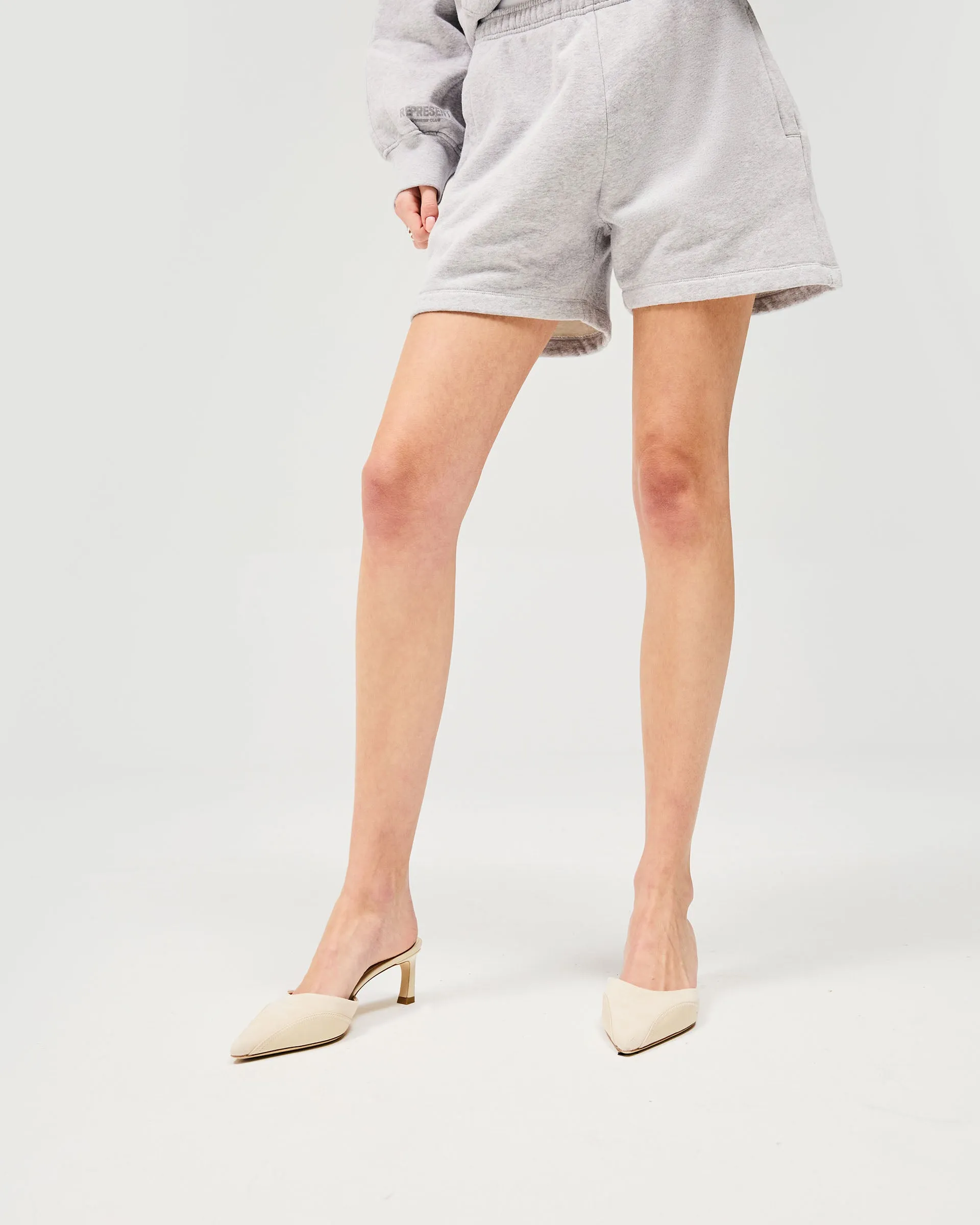 Summer Fashion Minimal Waist Owners Club Short - Grey Marl