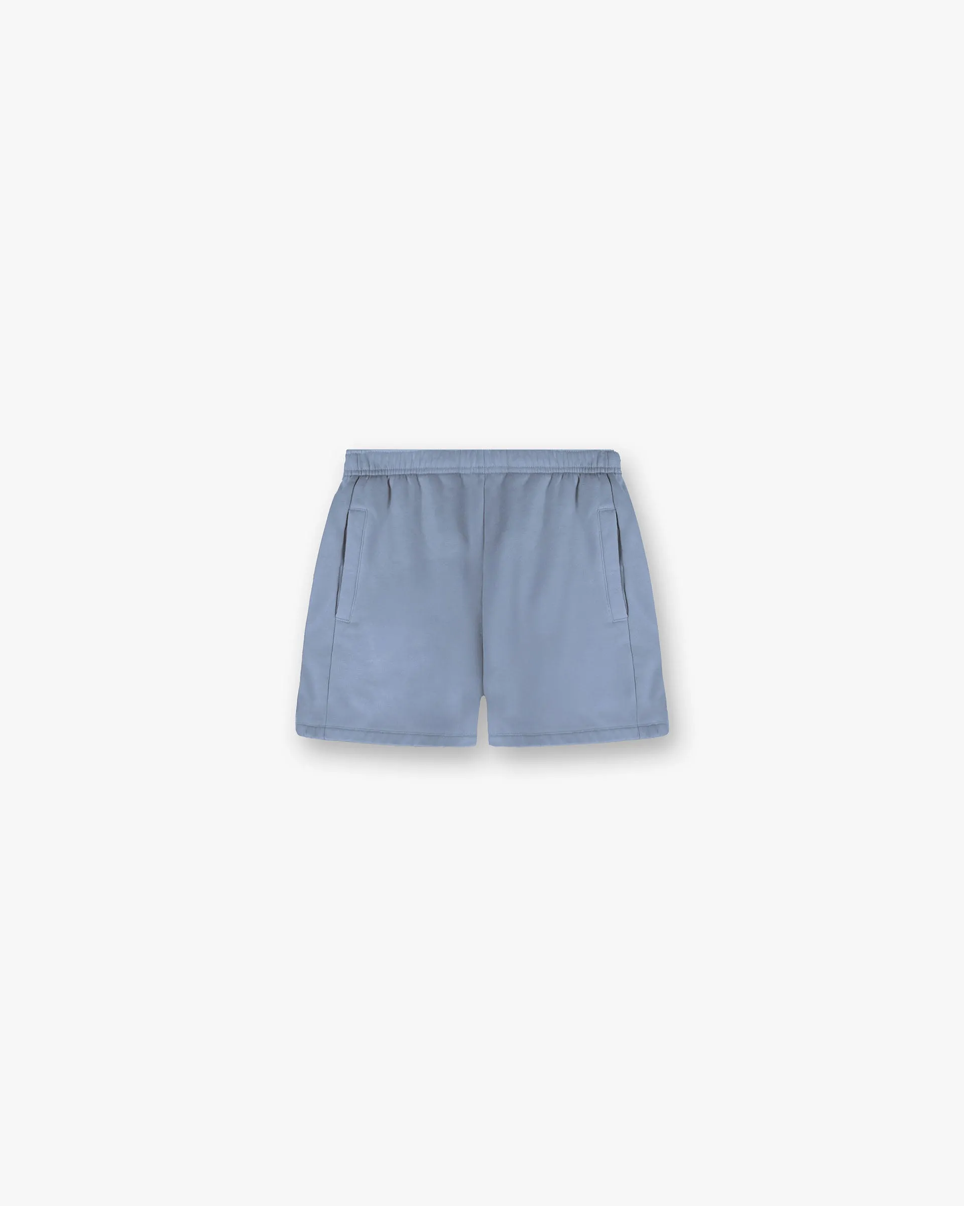 Multi Panel Construction Flexible Waistband Owners Club Short - Steel Blue
