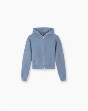 Owners Club Slim Zip Hoodie - Steel Blue product wedding guest elegance