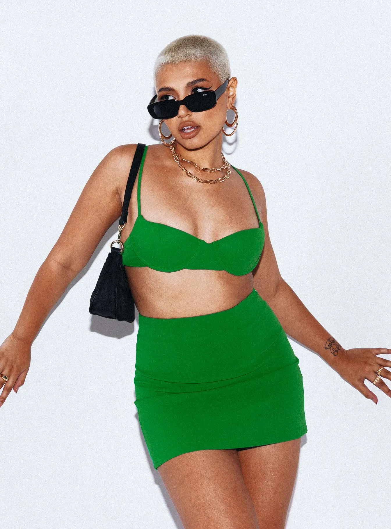 Lightweight Fabric Spring Must Have Manhattan Set Green