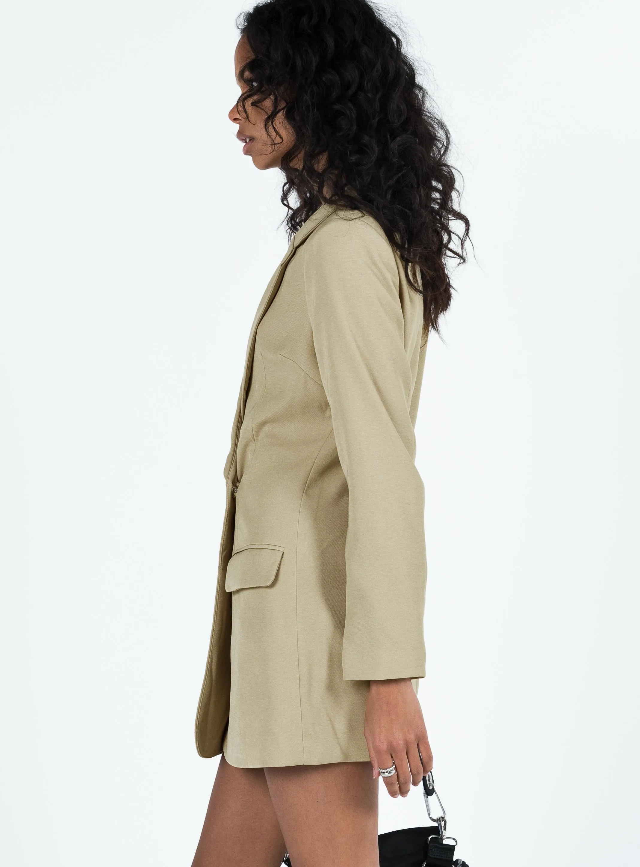 Cozy Tones TaglessDesign Palma Blazer Dress Green