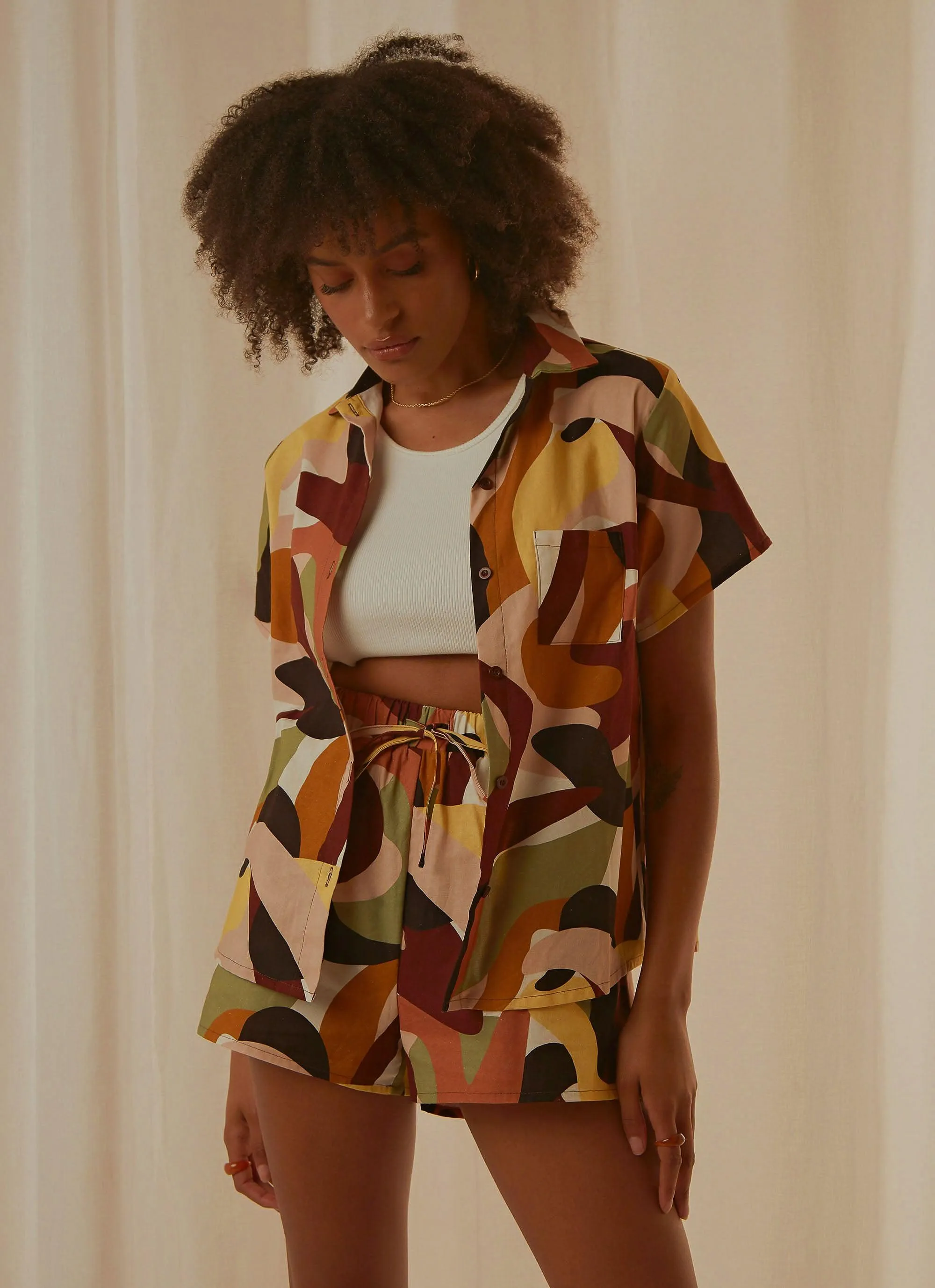 Stylish Casual Paloma Shirt - Tropicola