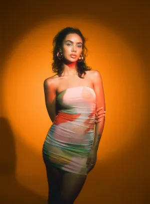 Kalena Mini Dress Multi Walk Mood Modern Texture