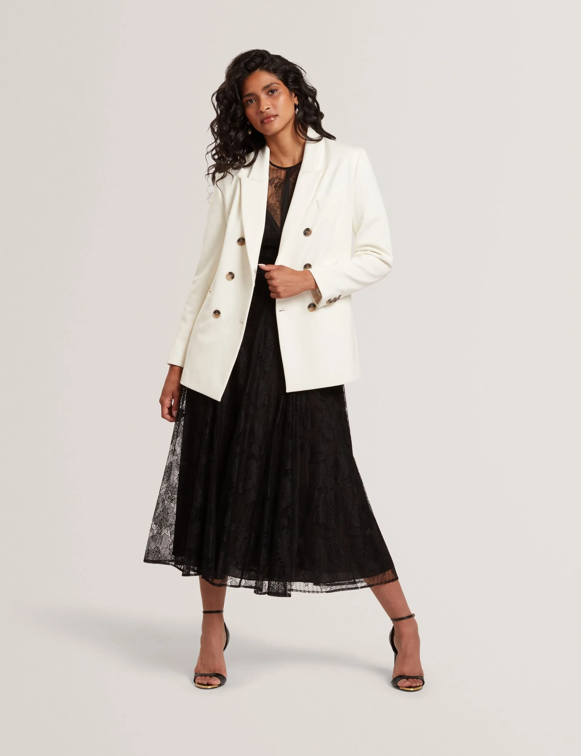 Double layer fabric PAWLYN | IVORY