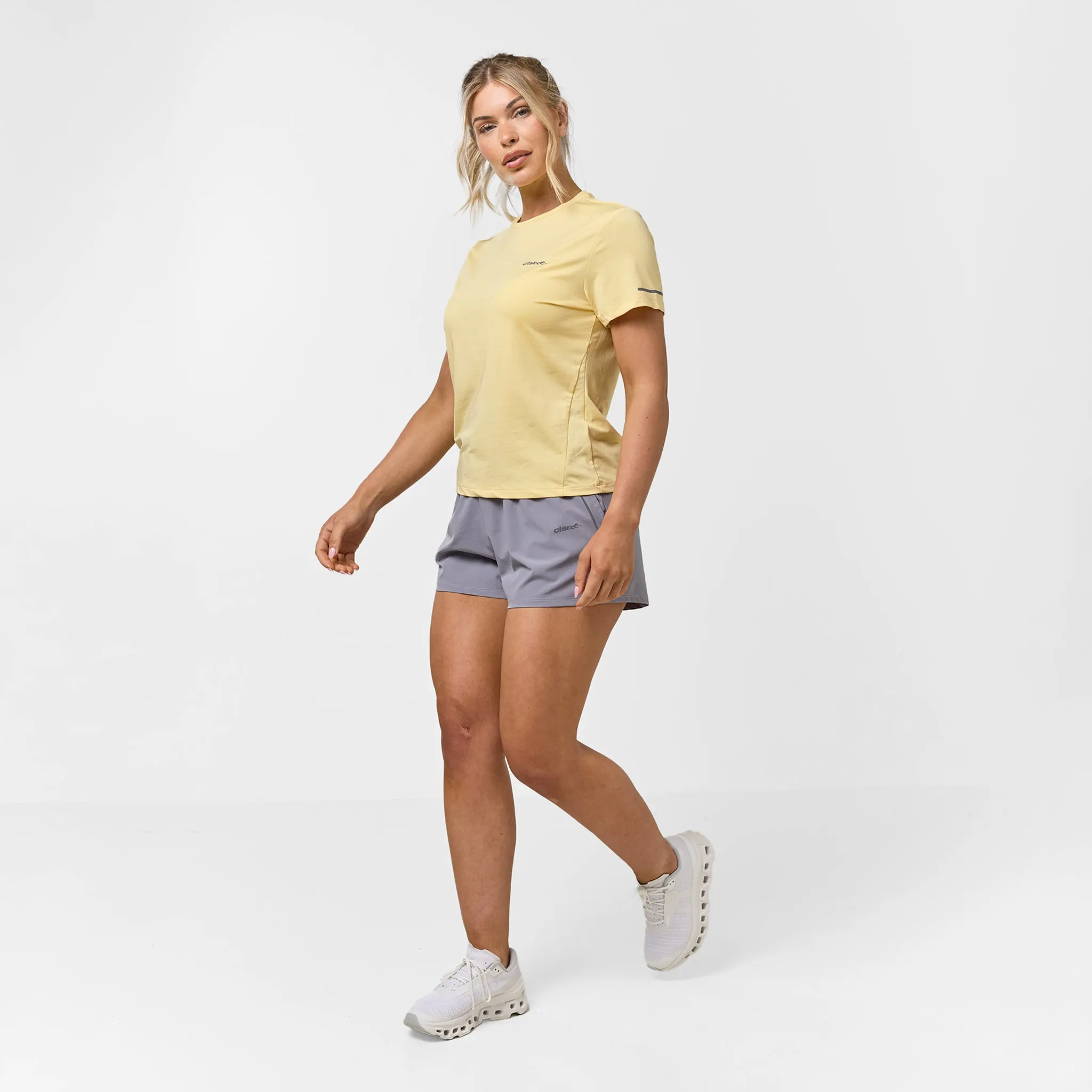 Core Running Short | Mid Grey Jogging Ready Modular Storage Design