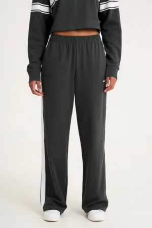 Collegiate Wide Leg Track Pant Breathable Stretch Padded hips