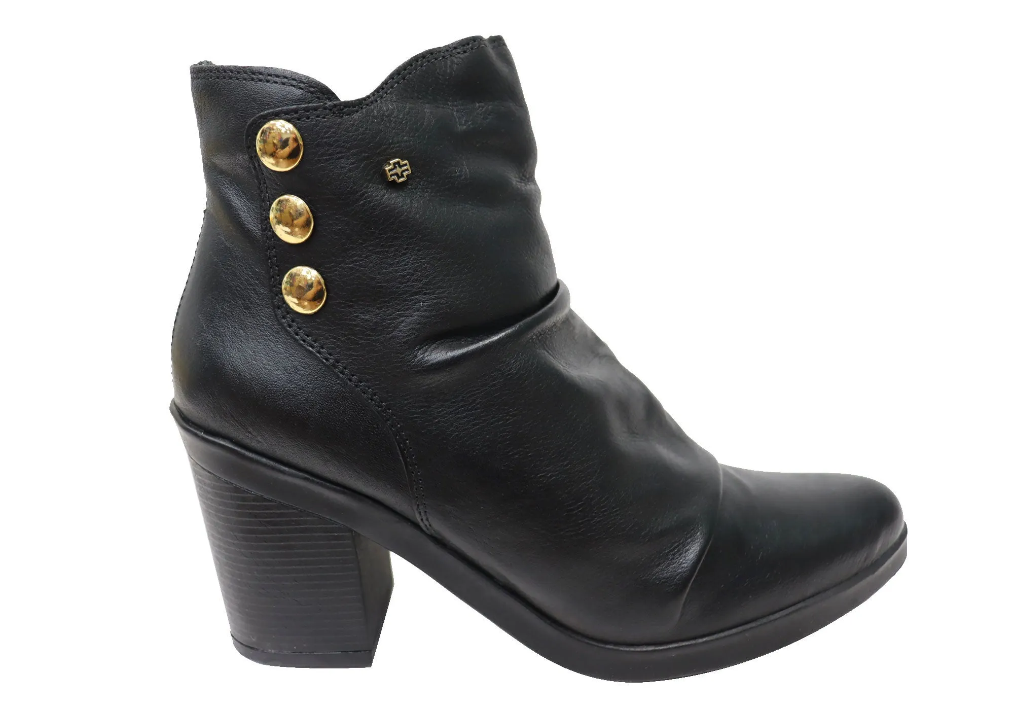 Stable Support Urban Commute Stable Support Snowy Path Perlatto Hilton Womens Comfortable Leather Ankle Boots Made In Brazil