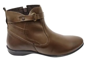 Perlatto Lane Womens Comfortable Leather Ankle Boots Made In Brazil Eco Material Trail Runner