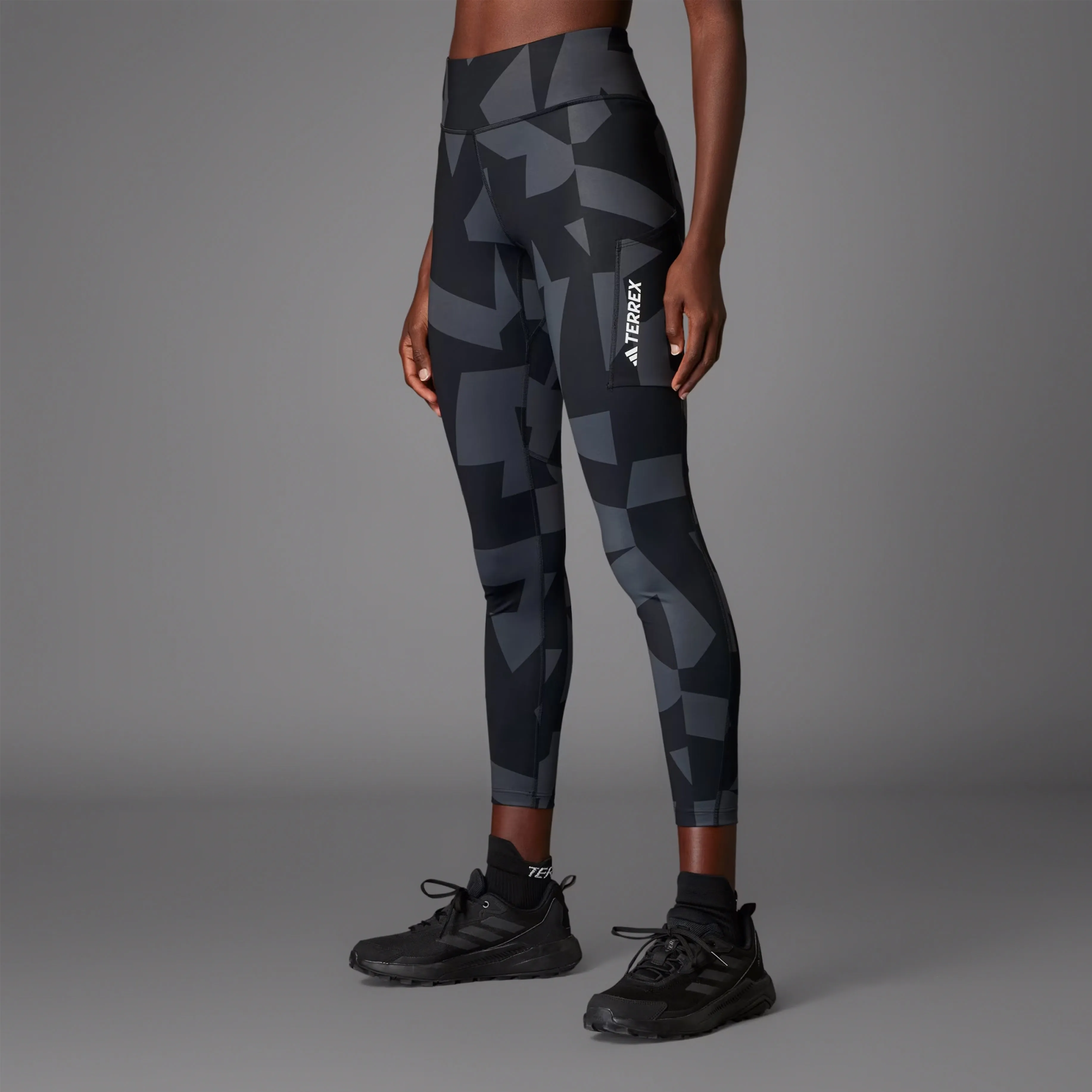 Adidas Terrex Womens MT Tights Black Comfy Flex Quick Fit Wear