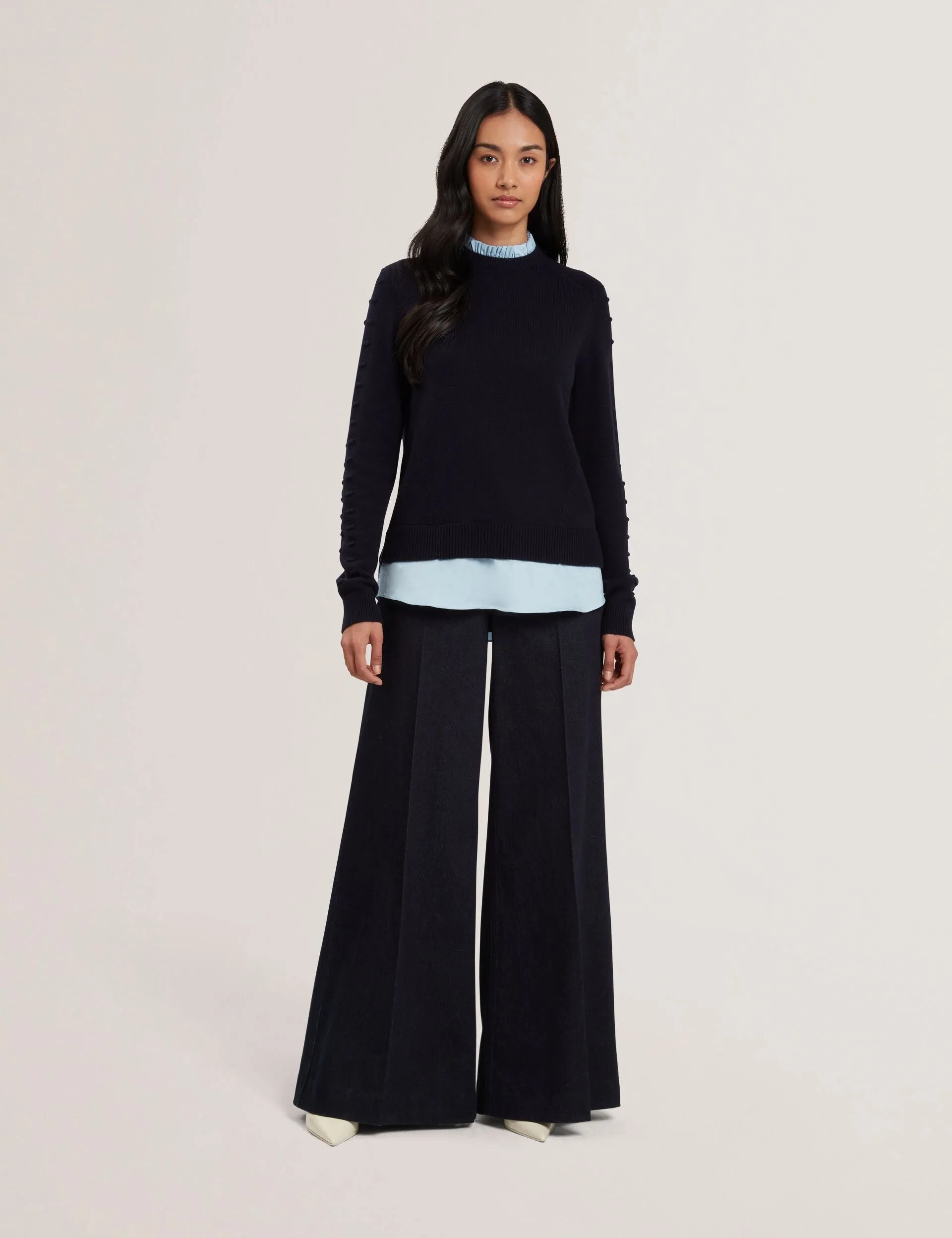 elastic waistband LISSIAH | DK-BLUE