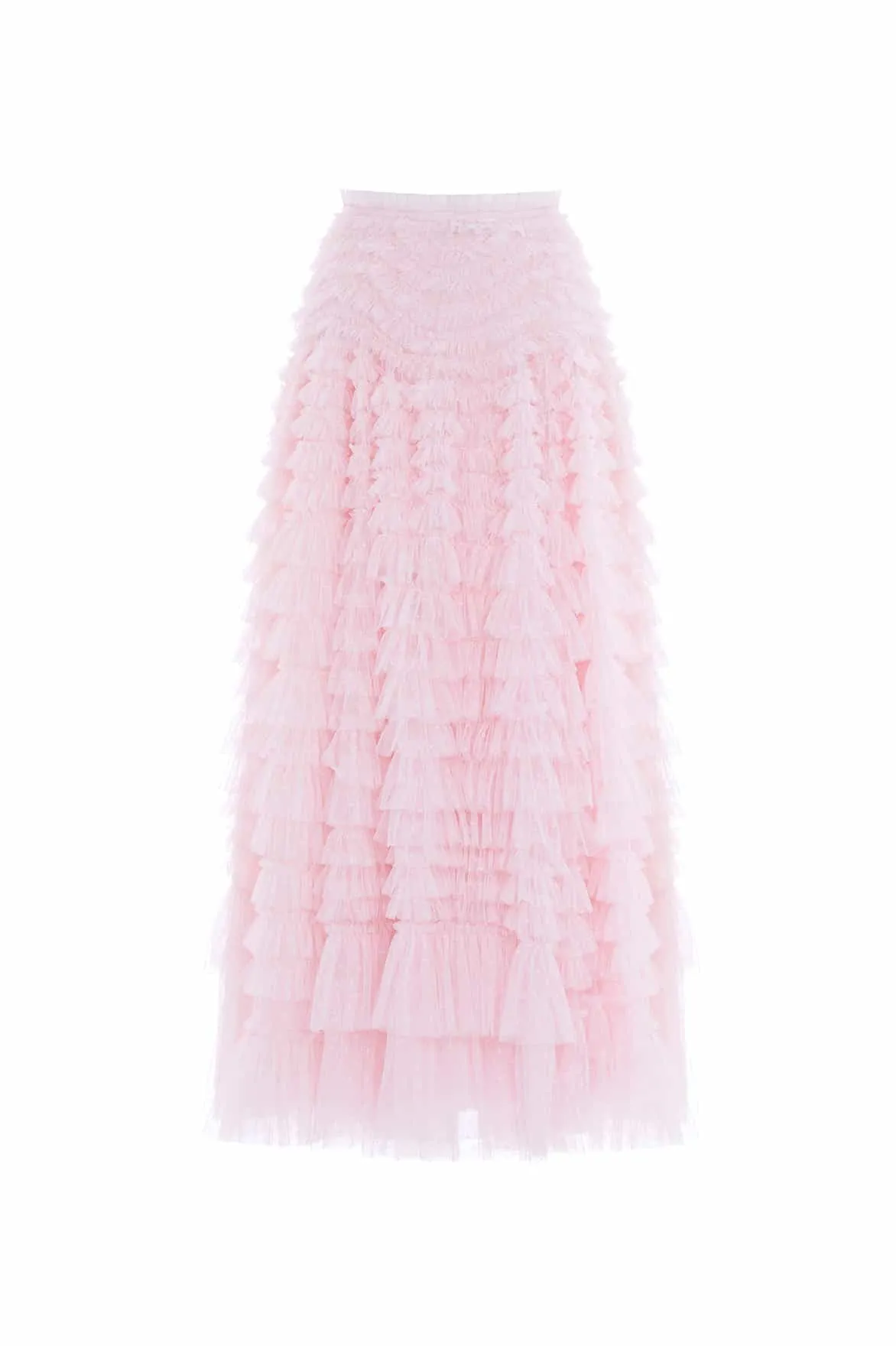 Gather Details Hattie Ruffle Ankle Skirt