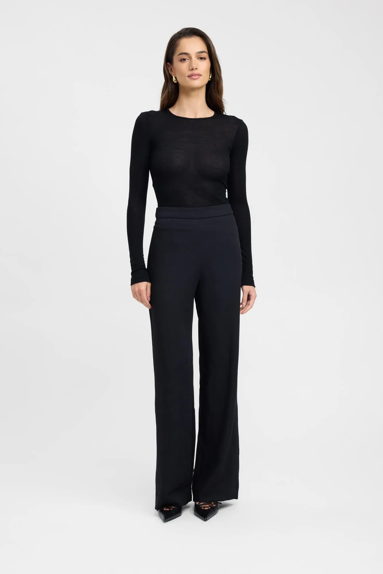 Soft touch finish No Stress Fendles Wool Crew