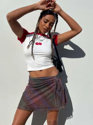 Prep In Your Step Mini Skirt Multi Soft Layers