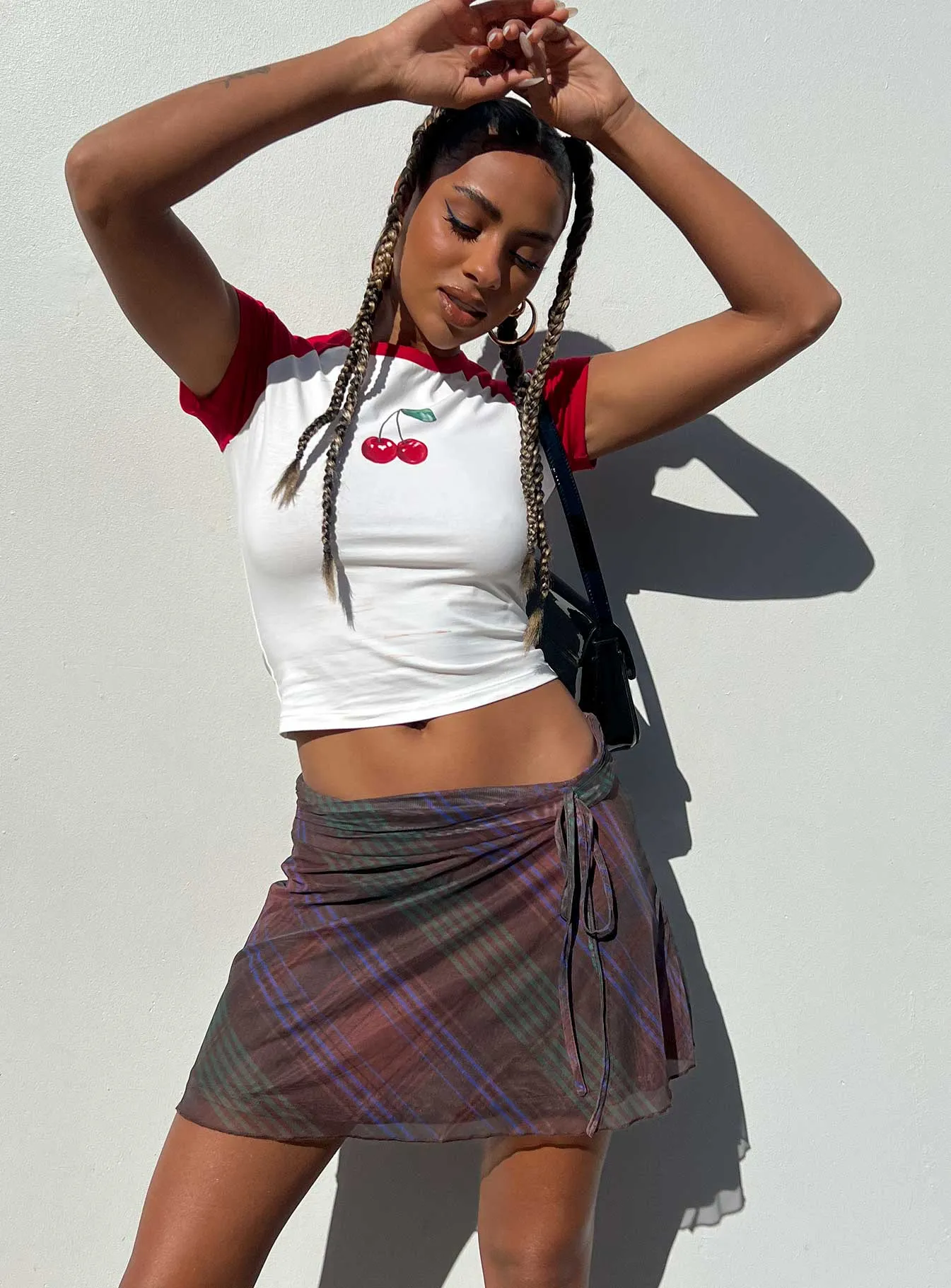 Prep In Your Step Mini Skirt Multi Soft Layers