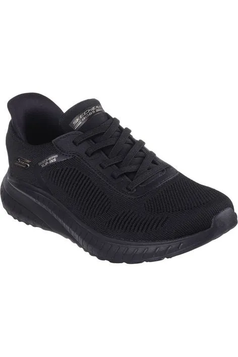 Snow Ride Skechers Ladies 117497 BOBS SQUAD CHAOS CURRENT MU in Black