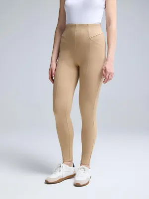 Structured Hemline Flexible Comfort Wear Pull-On Skinny Pants