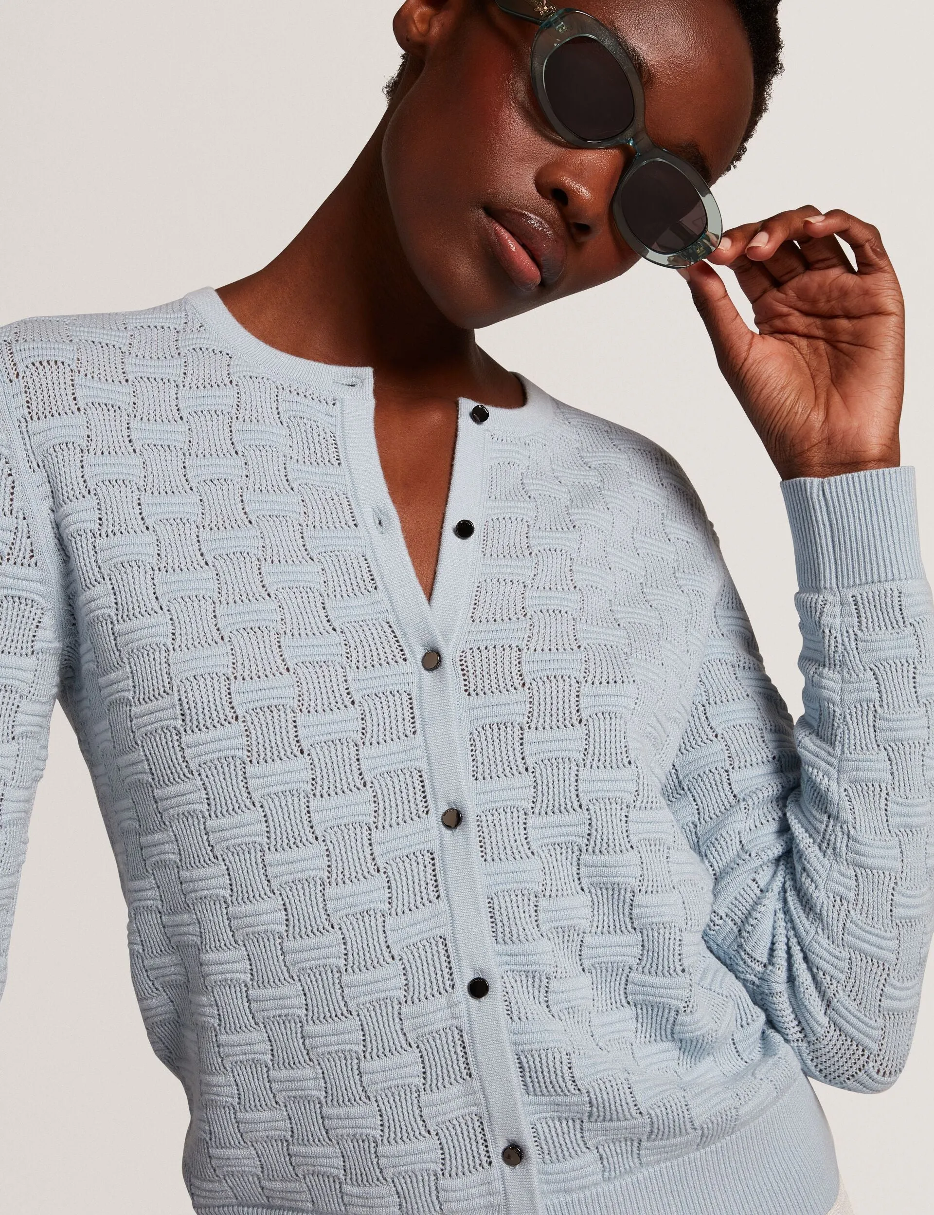 Daily Wear Stretch Ribbing CAHRIE | PL-BLUE