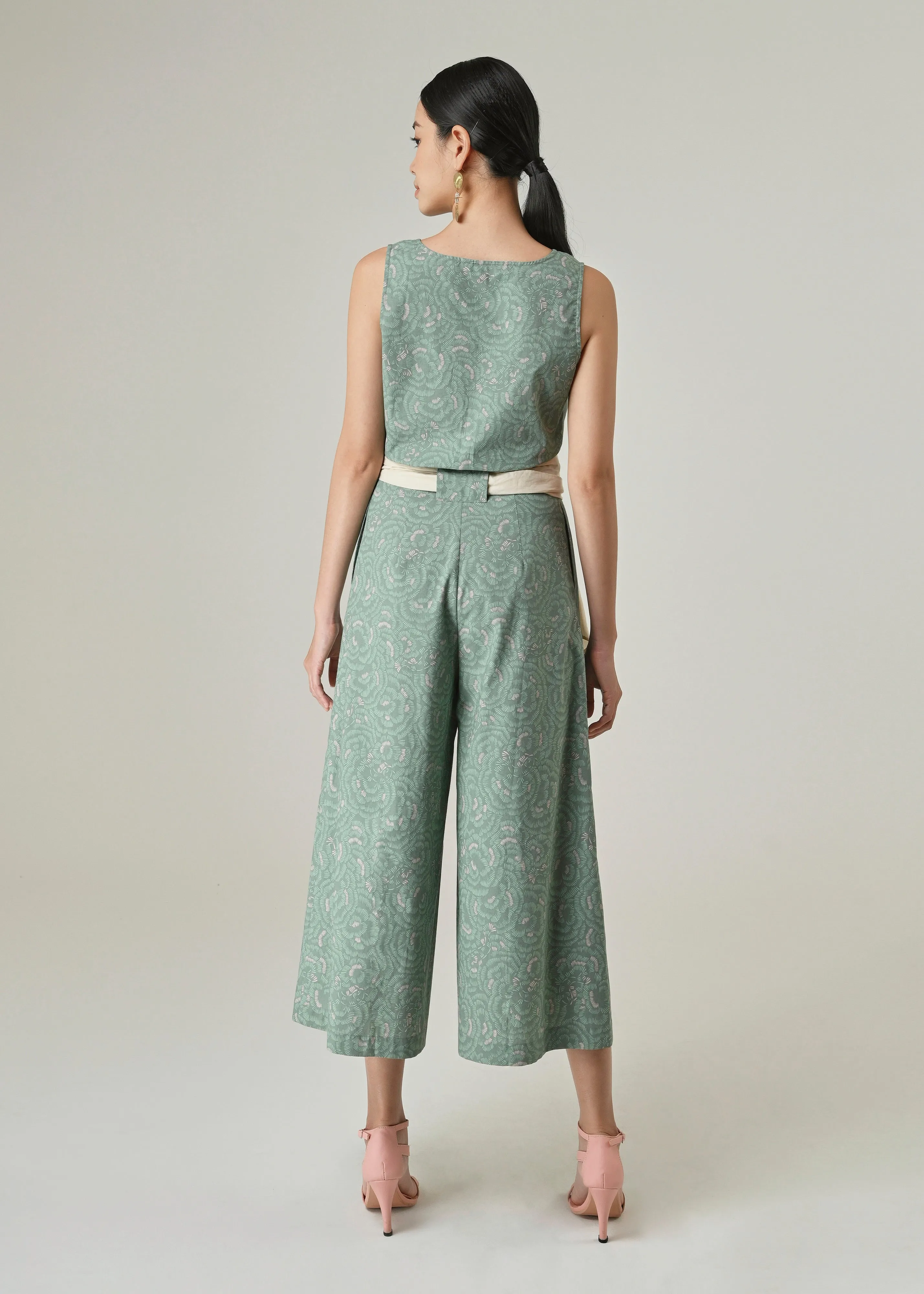 NAM NAM - PEONY KOI OLIVE TaglessLabel