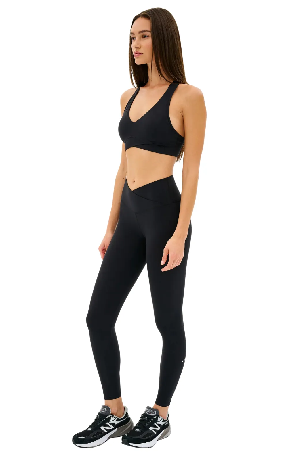 Mia Rigor Bra, Black Minimalist