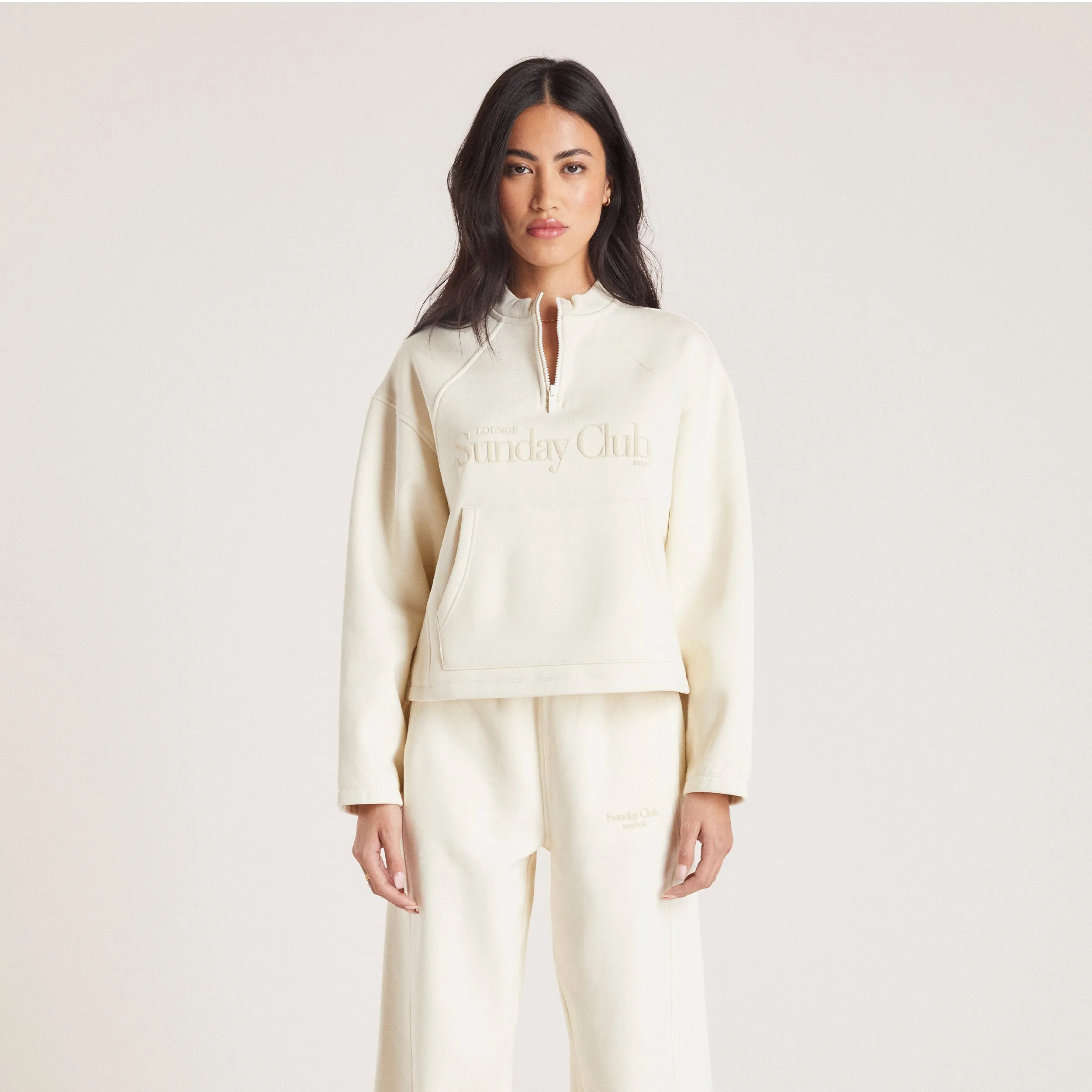 Quarter Zip Sweater - Tofu Versatile Design Premium Quality