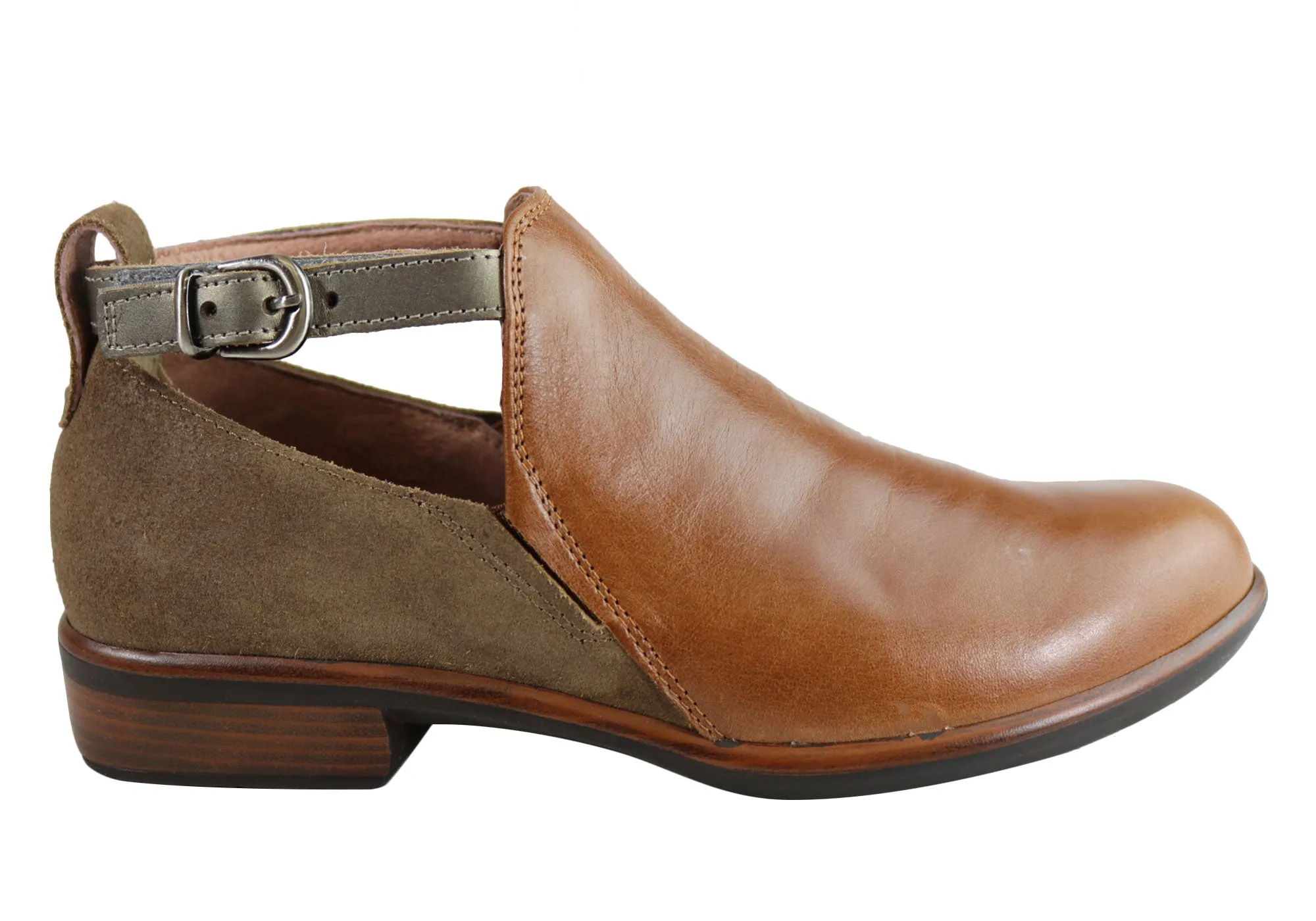 Naot Kamsin Womens Leather Comfortable Supportive Ankle Boots Slip Resistant Remote Hiking Sock Fit