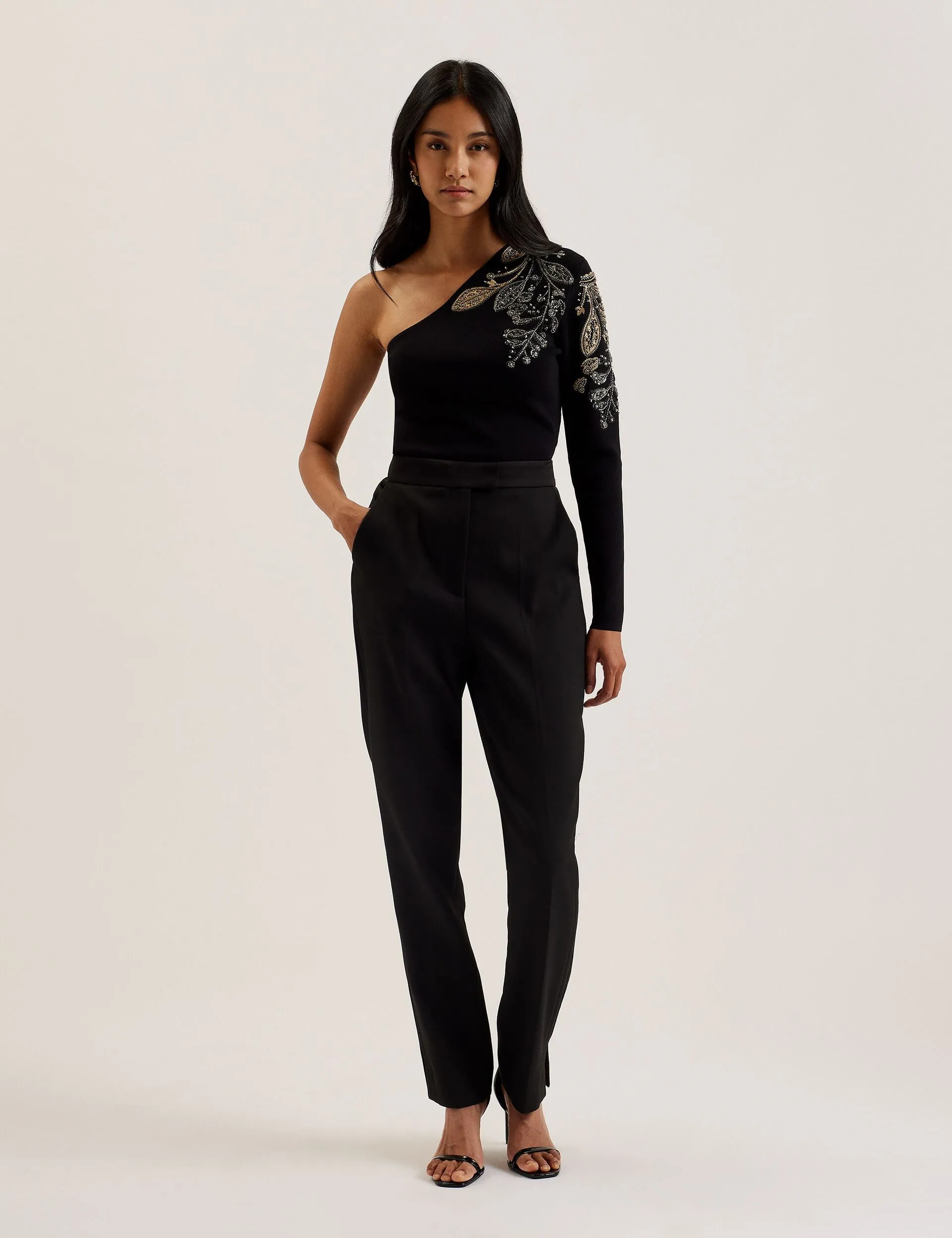 HEATHRR | BLACK Cozy Loopback Fabric